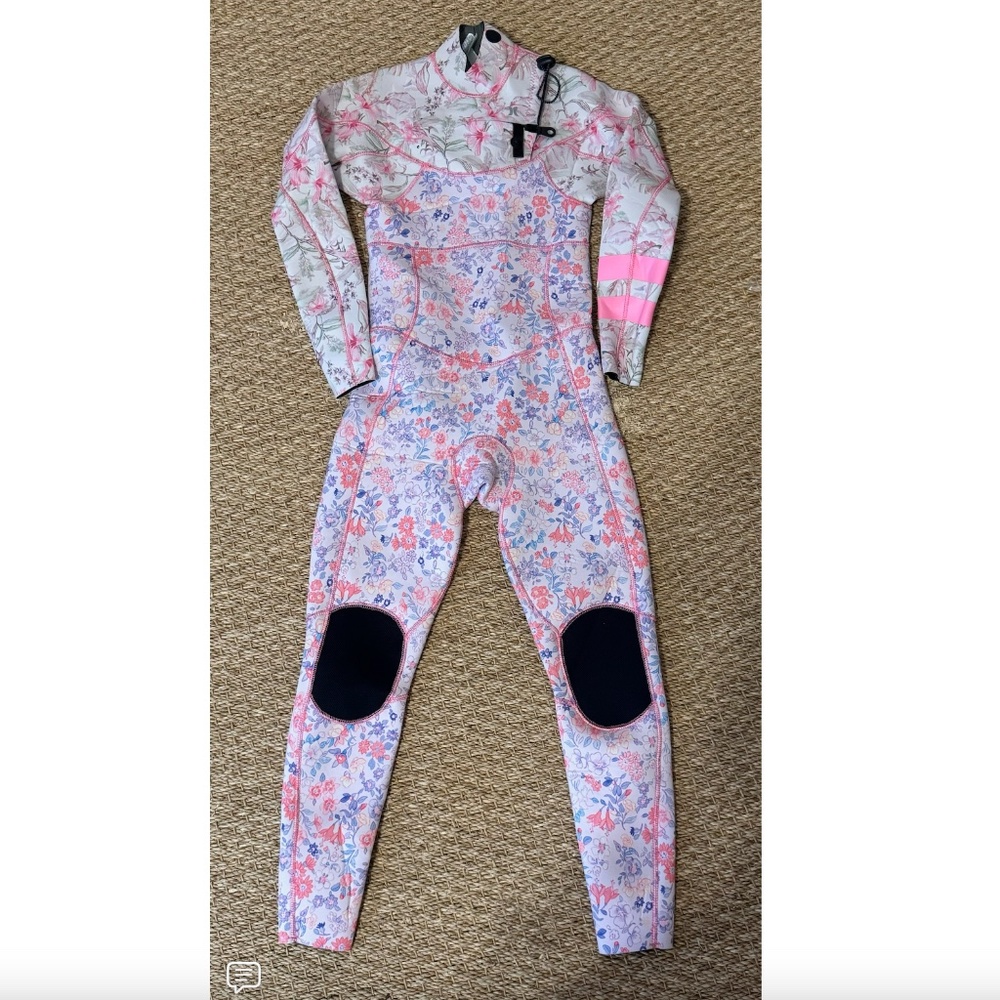 LoveShackFancy x Hurley Wetsuit - Multi Floral - Girls 8 - $199